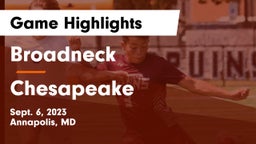 Broadneck  vs Chesapeake  Game Highlights - Sept. 6, 2023