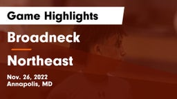 Broadneck  vs Northeast  Game Highlights - Nov. 26, 2022