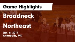 Broadneck  vs Northeast  Game Highlights - Jan. 8, 2019