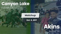 Matchup: Canyon Lake High vs. Akins  2017