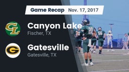 Recap: Canyon Lake  vs. Gatesville  2017