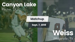 Matchup: Canyon Lake High vs. Weiss  2018