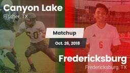 Matchup: Canyon Lake High vs. Fredericksburg  2018