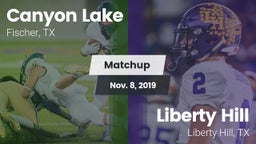 Matchup: Canyon Lake High vs. Liberty Hill  2019
