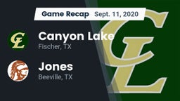 Recap: Canyon Lake  vs. Jones  2020