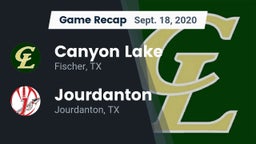 Recap: Canyon Lake  vs. Jourdanton  2020