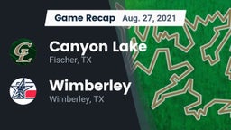 Recap: Canyon Lake  vs. Wimberley  2021