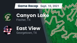 Recap: Canyon Lake  vs. East View  2021
