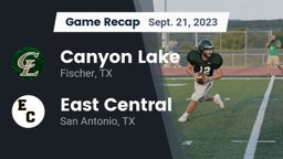 Recap: Canyon Lake  vs. East Central  2023