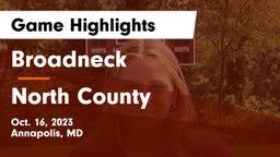 Broadneck  vs North County  Game Highlights - Oct. 16, 2023