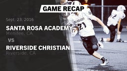 Recap: Santa Rosa Academy vs. Riverside Christian  2016