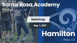 Matchup: Santa Rosa Academy vs. Hamilton  2017