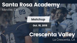 Matchup: Santa Rosa Academy vs. Crescenta Valley  2019