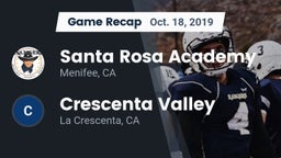 Recap: Santa Rosa Academy vs. Crescenta Valley  2019