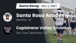 Recap: Santa Rosa Academy vs. Capistrano Valley Christian  2021