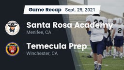 Recap: Santa Rosa Academy vs. Temecula Prep  2021