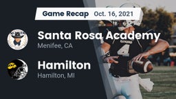 Recap: Santa Rosa Academy vs. Hamilton  2021