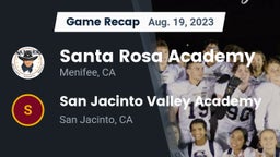 Recap: Santa Rosa Academy vs. San Jacinto Valley Academy  2023