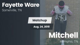 Matchup: Fayette Ware High vs. Mitchell  2018