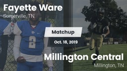 Matchup: Fayette Ware High vs. Millington Central  2019