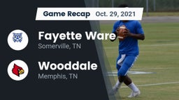 Recap: Fayette Ware  vs. Wooddale  2021