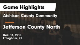 Atchison County Community  vs Jefferson County North  Game Highlights - Dec. 11, 2018