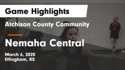 Atchison County Community  vs Nemaha Central  Game Highlights - March 6, 2020