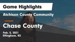 Atchison County Community  vs Chase County  Game Highlights - Feb. 5, 2021