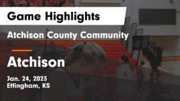 Atchison County Community  vs Atchison  Game Highlights - Jan. 24, 2023