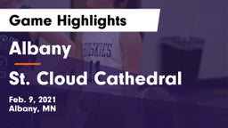 Albany  vs St. Cloud Cathedral  Game Highlights - Feb. 9, 2021