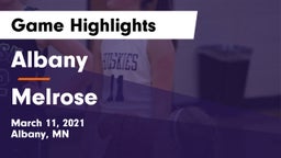 Albany  vs Melrose  Game Highlights - March 11, 2021