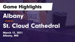 Albany  vs St. Cloud Cathedral  Game Highlights - March 12, 2021
