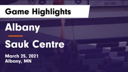 Albany  vs Sauk Centre  Game Highlights - March 25, 2021