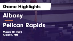 Albany  vs Pelican Rapids  Game Highlights - March 30, 2021