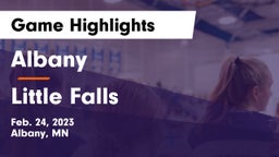 Albany  vs Little Falls Game Highlights - Feb. 24, 2023
