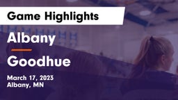Albany  vs Goodhue  Game Highlights - March 17, 2023