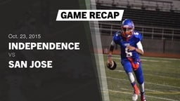 Recap: Independence  vs. San Jose  2015