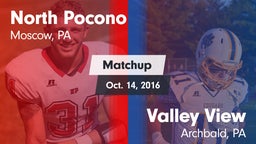 Matchup: North Pocono High vs. Valley View  2016