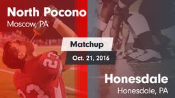 Matchup: North Pocono High vs. Honesdale  2016