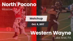 Matchup: North Pocono High vs. Western Wayne  2017