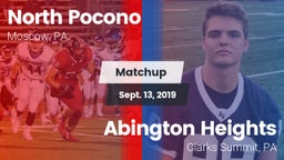 Matchup: North Pocono High vs. Abington Heights  2019