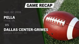 Recap: Pella  vs. Dallas Center-Grimes  2016