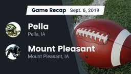 Recap: Pella  vs. Mount Pleasant  2019