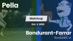 Matchup: Pella  vs. Bondurant-Farrar  2020
