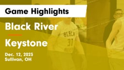Black River  vs Keystone  Game Highlights - Dec. 12, 2023