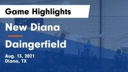 New Diana  vs Daingerfield  Game Highlights - Aug. 13, 2021