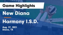 New Diana  vs Harmony I.S.D. Game Highlights - Aug. 27, 2021