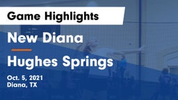 New Diana  vs Hughes Springs  Game Highlights - Oct. 5, 2021