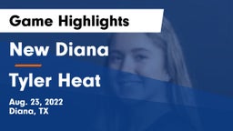 New Diana  vs Tyler Heat Game Highlights - Aug. 23, 2022