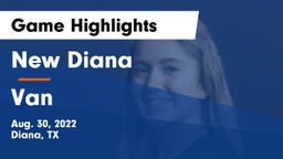 New Diana  vs Van  Game Highlights - Aug. 30, 2022